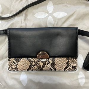 Snake over the shoulder bag